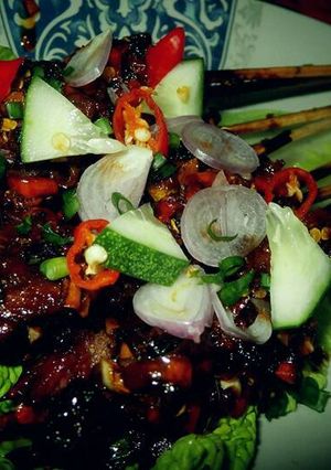 Foto resep Sate goreng bumbu kecap manis