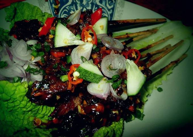 Resep: Sate goreng bumbu kecap manis Ekonomis