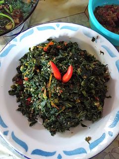 Foto resep Oseng daun kates dan pucuk ubi