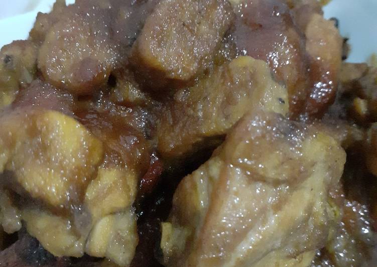 Resep @GURIH Ayam Tempe Semur menu masakan sehari hari