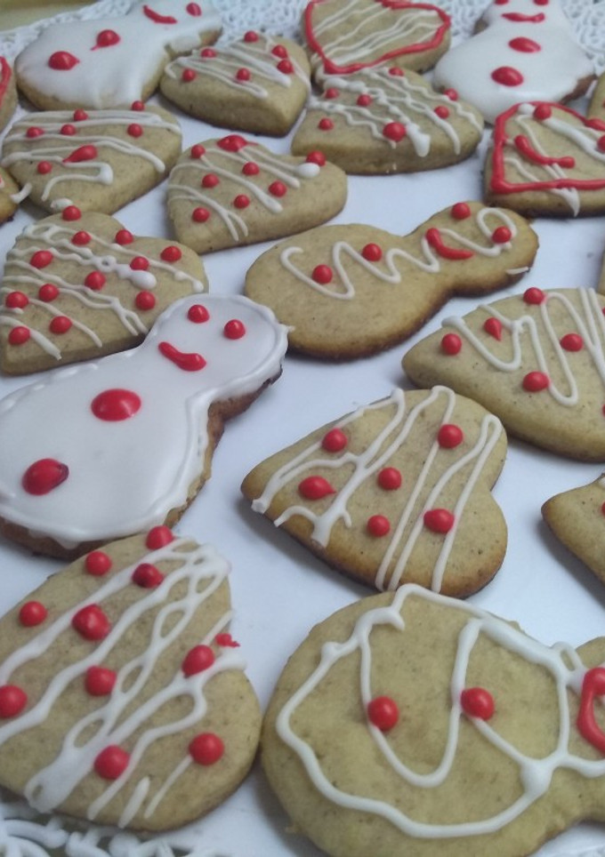 Una foto de Galletitas navideñas de jengibre y canela