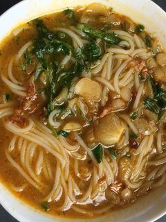 Hình của món Bún rạm.