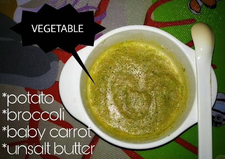 Cara Memasak MPASI 7M potato mashed vegetable yang Gurih