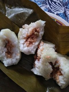 Foto resep Lontong isi oncom