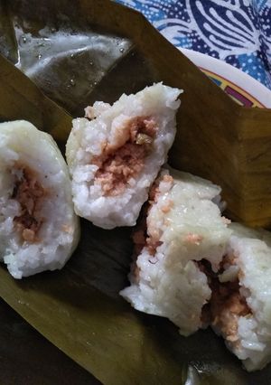 Foto resep Lontong isi oncom