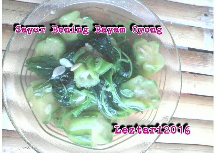 Resep: LezatSayur Bening Bayam Oyong