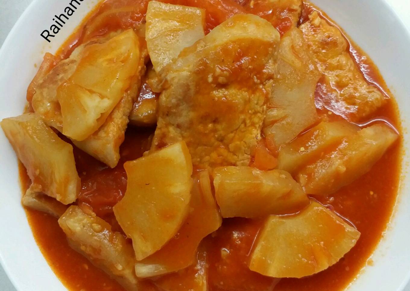 Pork chop sweet and sour with pineaple