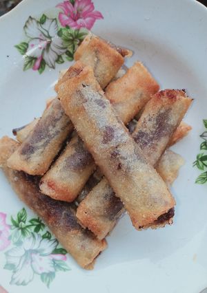 Foto resep 50. Lumpia pisang cokelat 😋