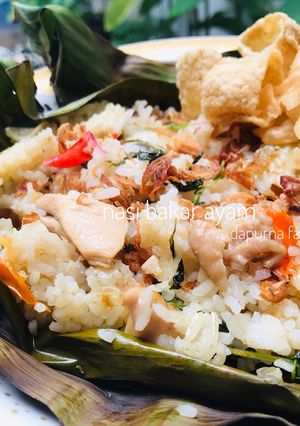 Foto resep Nasi bakar ayam sederhana