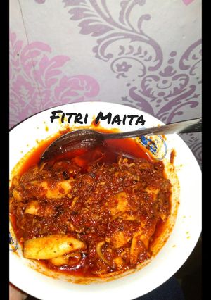 Foto resep Cumi Asin Balado