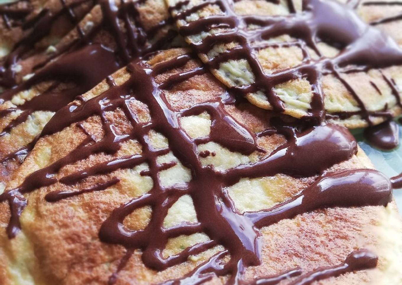Tortitas con chocolate low carb keto