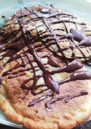 Foto principal de Tortitas con chocolate low carb keto