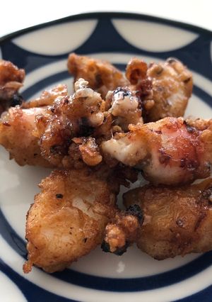 A picture of Exotic Spicy! Calamari Fritters.