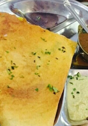 A picture of Masala dosa.
