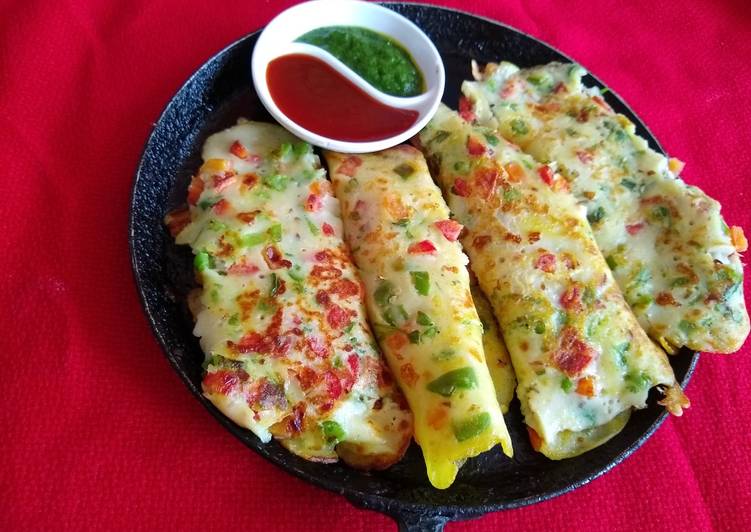 Step-by-Step Guide to Prepare Speedy Vegetable crepes