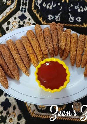 A picture of Baby Corn Crisp Fritters.