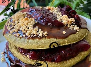 Una foto de Hot Cakes Matcha