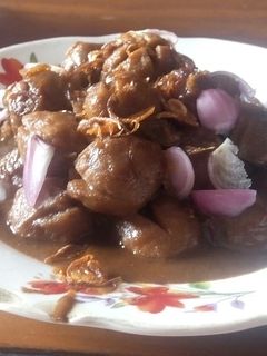 Foto resep Bakso ayam bumbu sate