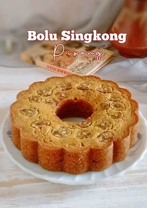 Foto resep Bolu singkong pisang