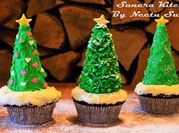 A picture of christmas cupcakes