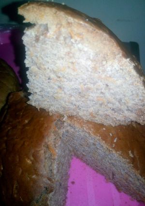 A picture of Carrot cinnamon cake #baking contest.
