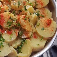A picture of Shakarkandi chaat.