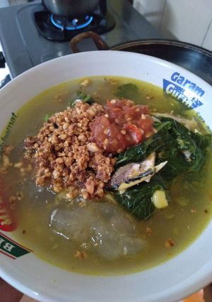 Foto resep Papeda/kapurung kuah kuning