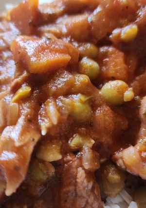 Una foto de Guisito de arroz con vacío