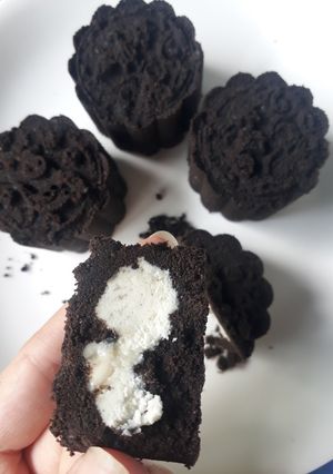 Hình của món Bánh trung thu oreo (không cần lò nướng).