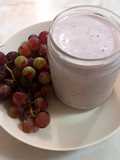 Smoothie de uvas y plátano