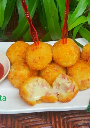 Foto resep Bola Kentang keju dan smoke beef bomb