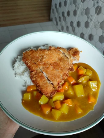 Cara Simple Menyiapkan Resep  Nasi kari dori crispy yang Bikin Ngiler, Sempurna