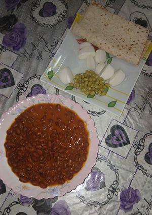 عکسی از دستور خوراک لوبیا(لوبیاگرم)