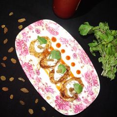 A picture of Paneer hungcurd bullets.