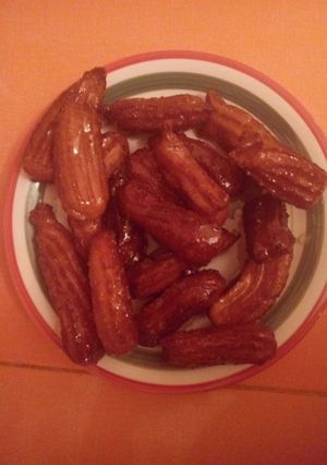 صورة لوصفة البلح (زلبية بالسميد)