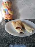 Panqueque de choco-banana sin azúcar ni lácteos 🍫🍌🥜