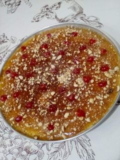 صورة لوصفة بسبوسة معسلة على طريقتي الخاصة 😋😋