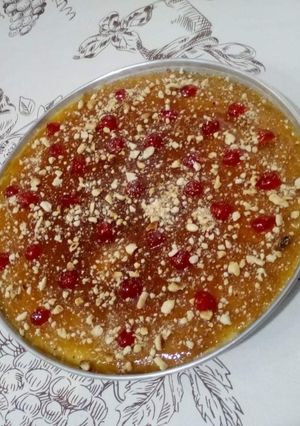 صورة لوصفة بسبوسة معسلة على طريقتي الخاصة 😋😋