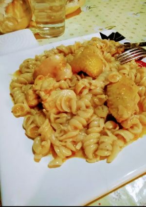 Una foto de 😍Guiso de fideos con pollo!!!💖