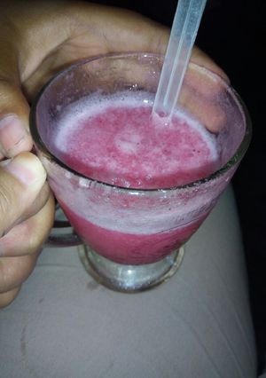 Foto resep Jus nabuga (nanas buah naga) 😂😂