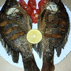 A picture of Fried fish #festive season contest kakamega.