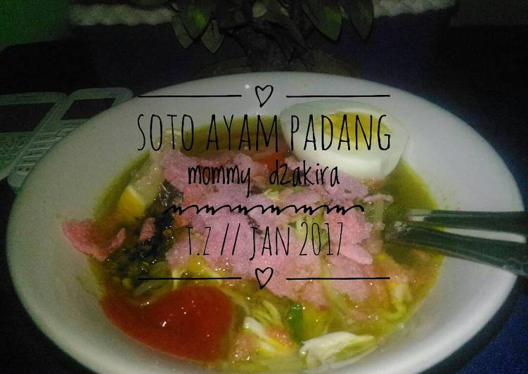 Langkah Mudah Memasak Soto ayam padang ala amii kia Yang Lezat Sekali