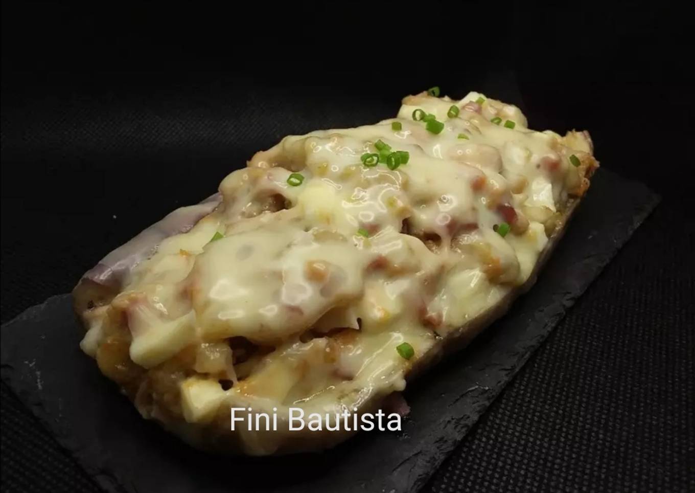 Berenjena rellena al microondas