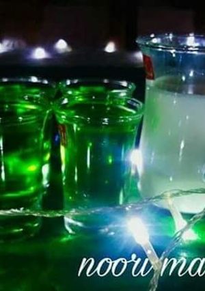 A picture of Green Elaichi Ka Sharbat. .