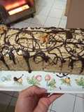 Budín relleno de alcayota y almendras