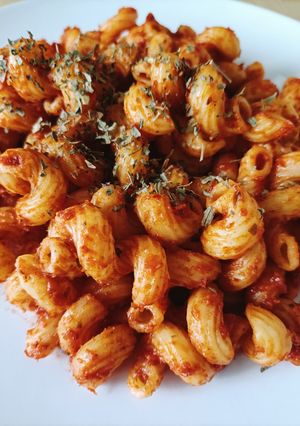 A picture of Pasta with Spices and Vegetables Seasoning.