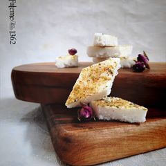A picture of Persian Coconut Loz (Traditional Iranian Coconut Sweet).
