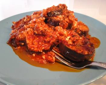 Easy Prepare Recipe Oven Baked Eggplants with Feta Cheese Delicious