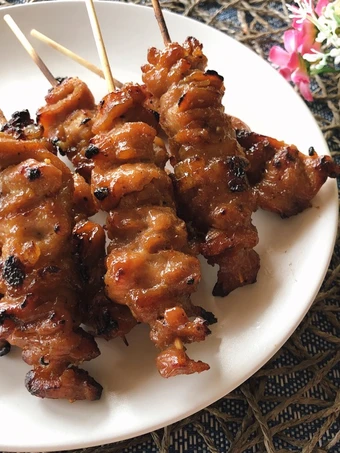 Easy Way Make Recipe 🧑🏽‍🍳🧑🏼‍🍳 Pork BBQ • Thai Style Pork Skewer Recipe • Moo Ping |ThaiChef Food that is Delicious, Appealing}
