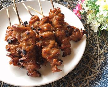 Ultimate, Prepare  Pork BBQ  Thai Style Pork Skewer Recipe  Moo Ping ThaiChef Food Delicious Steady